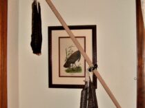 Dakota Sioux Turkey Foot Dance Stick after the original at the Neal Smith Prairie Learning Center, Iowa